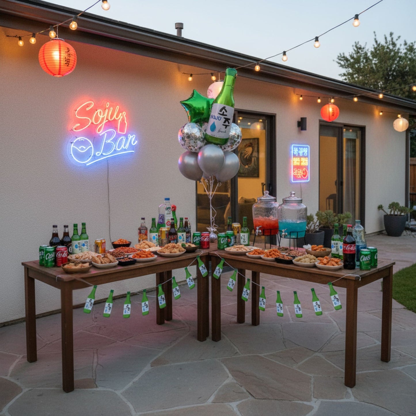 Soju Bottle Banner