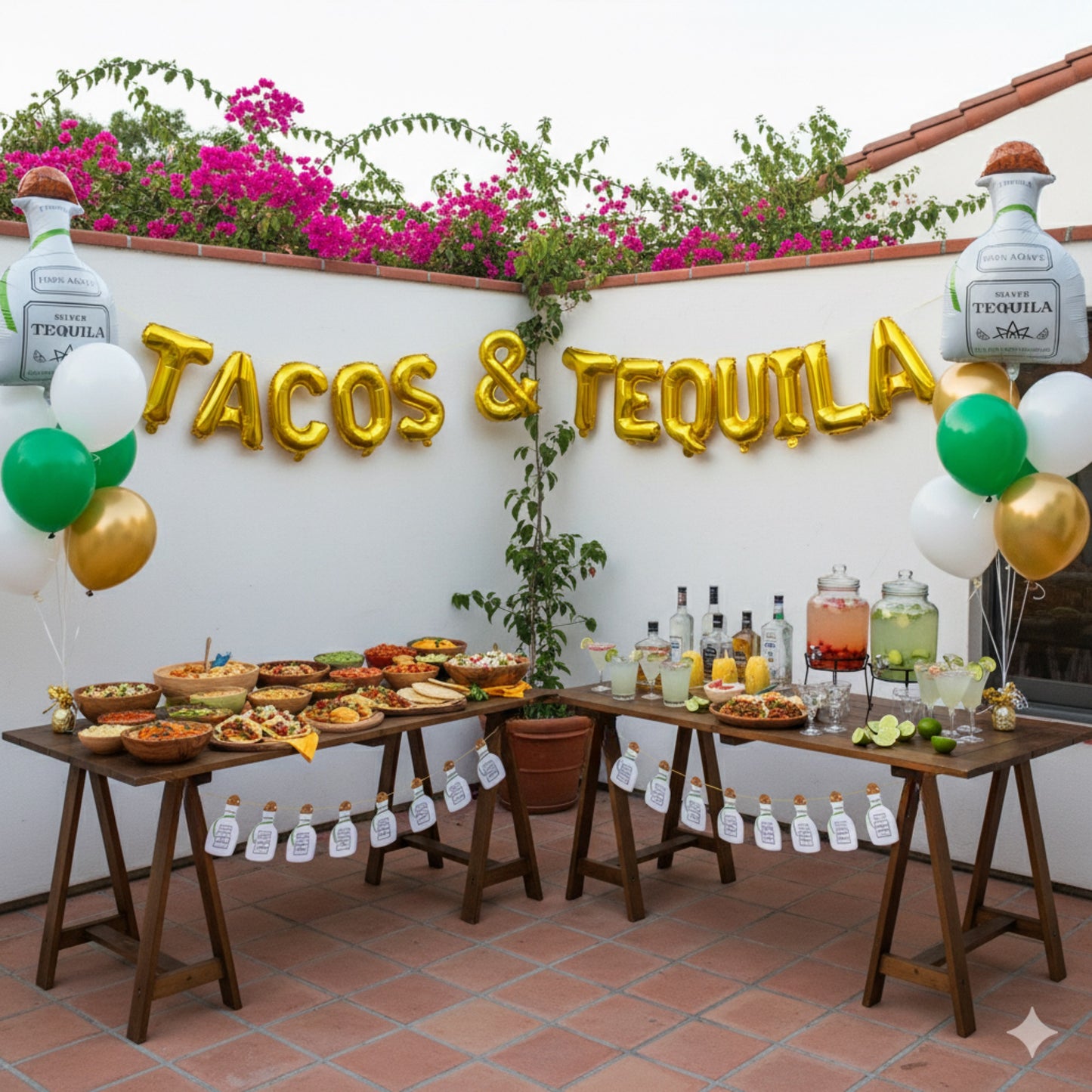 Tequila Bottle Banner