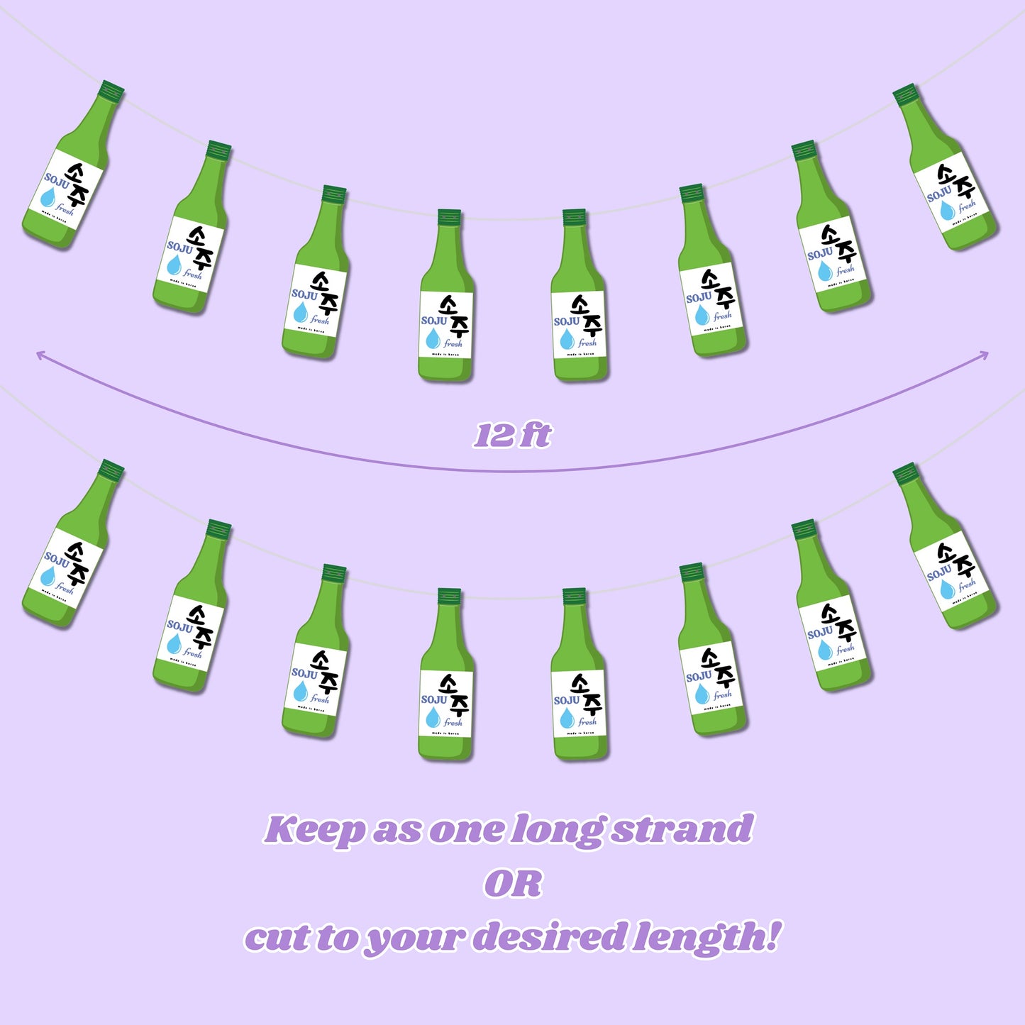 Soju Bottle Banner