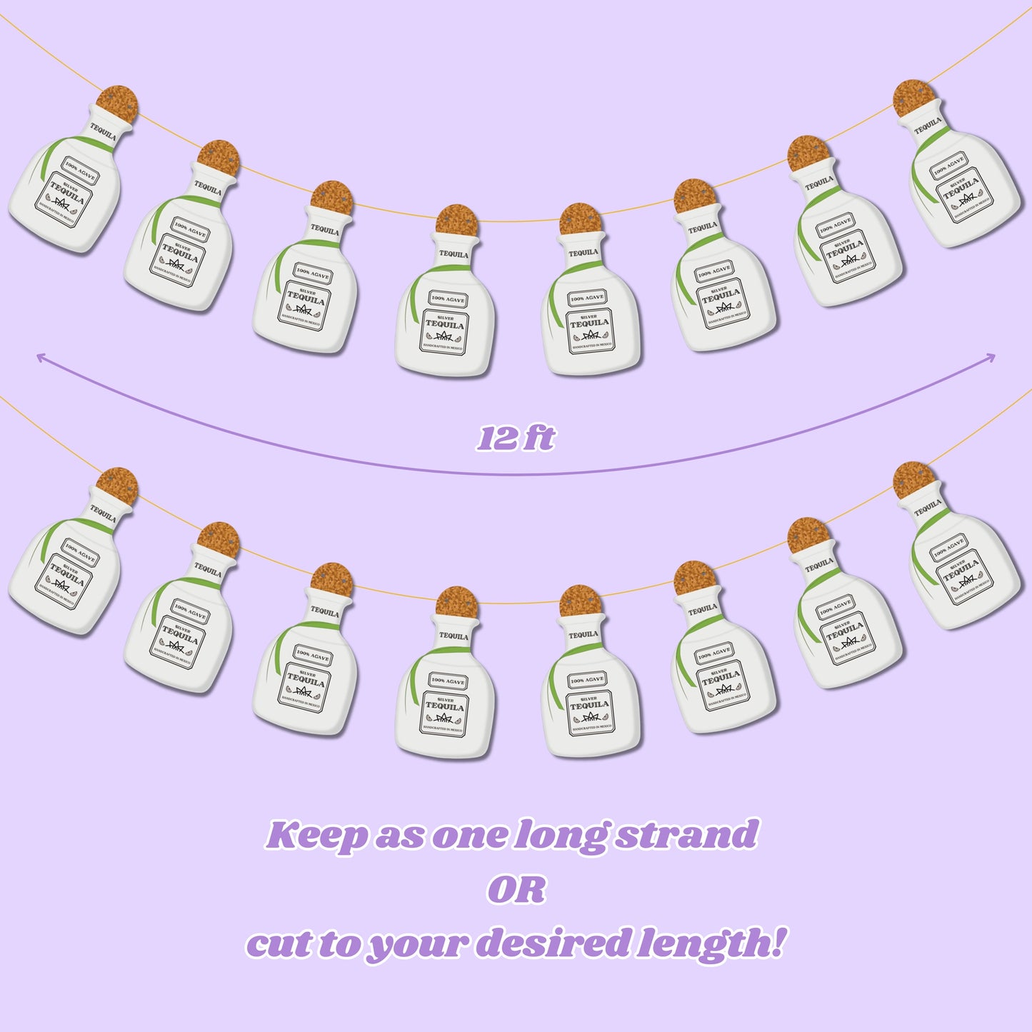 Tequila Bottle Banner