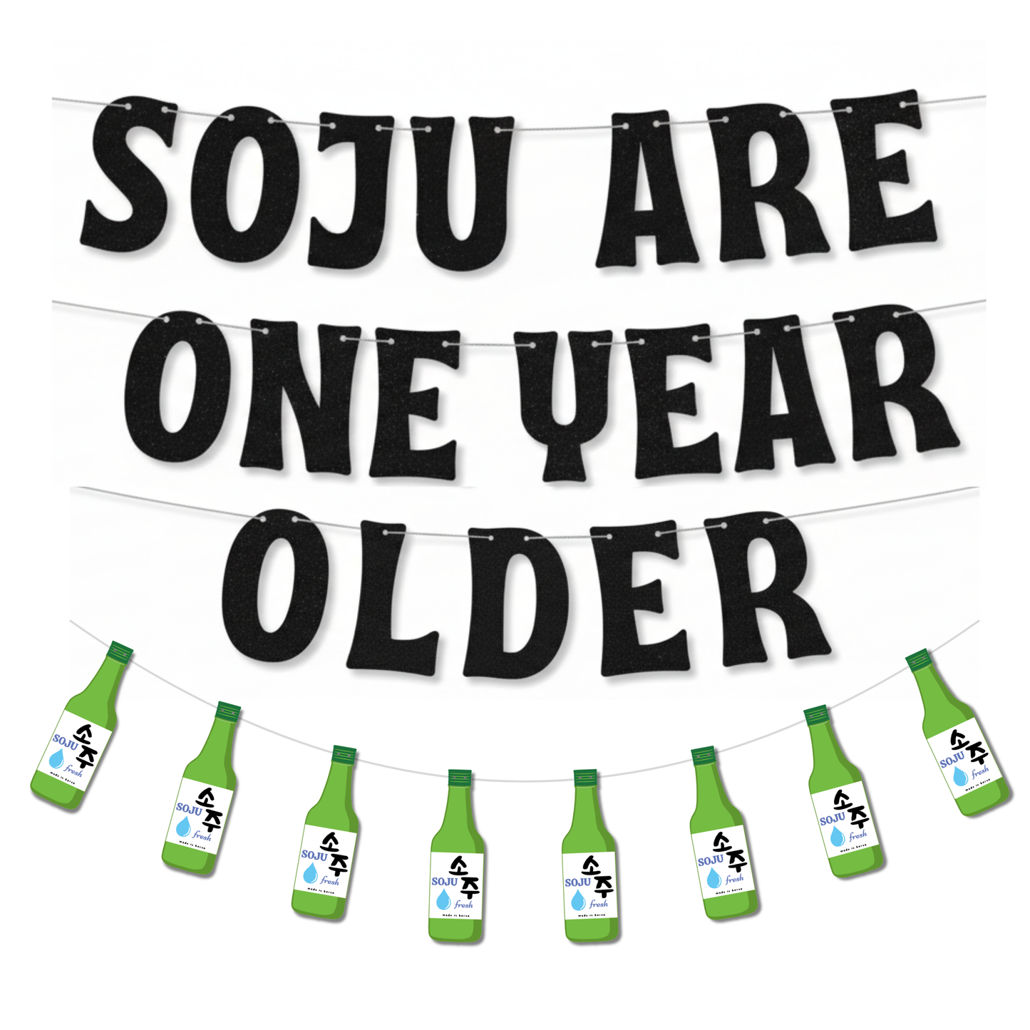 Soju Birthday Banner