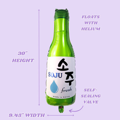 Soju Bottle Balloon - Set of 1
