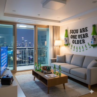 Soju Birthday Banner