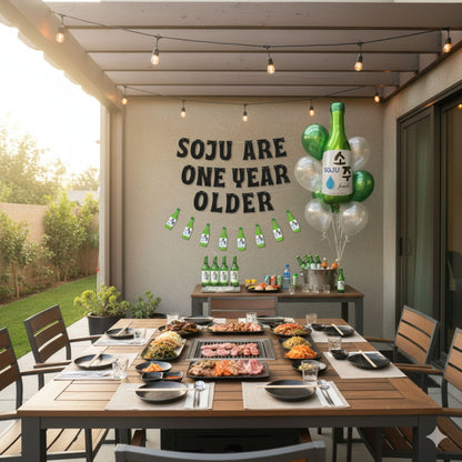 Soju Birthday Banner