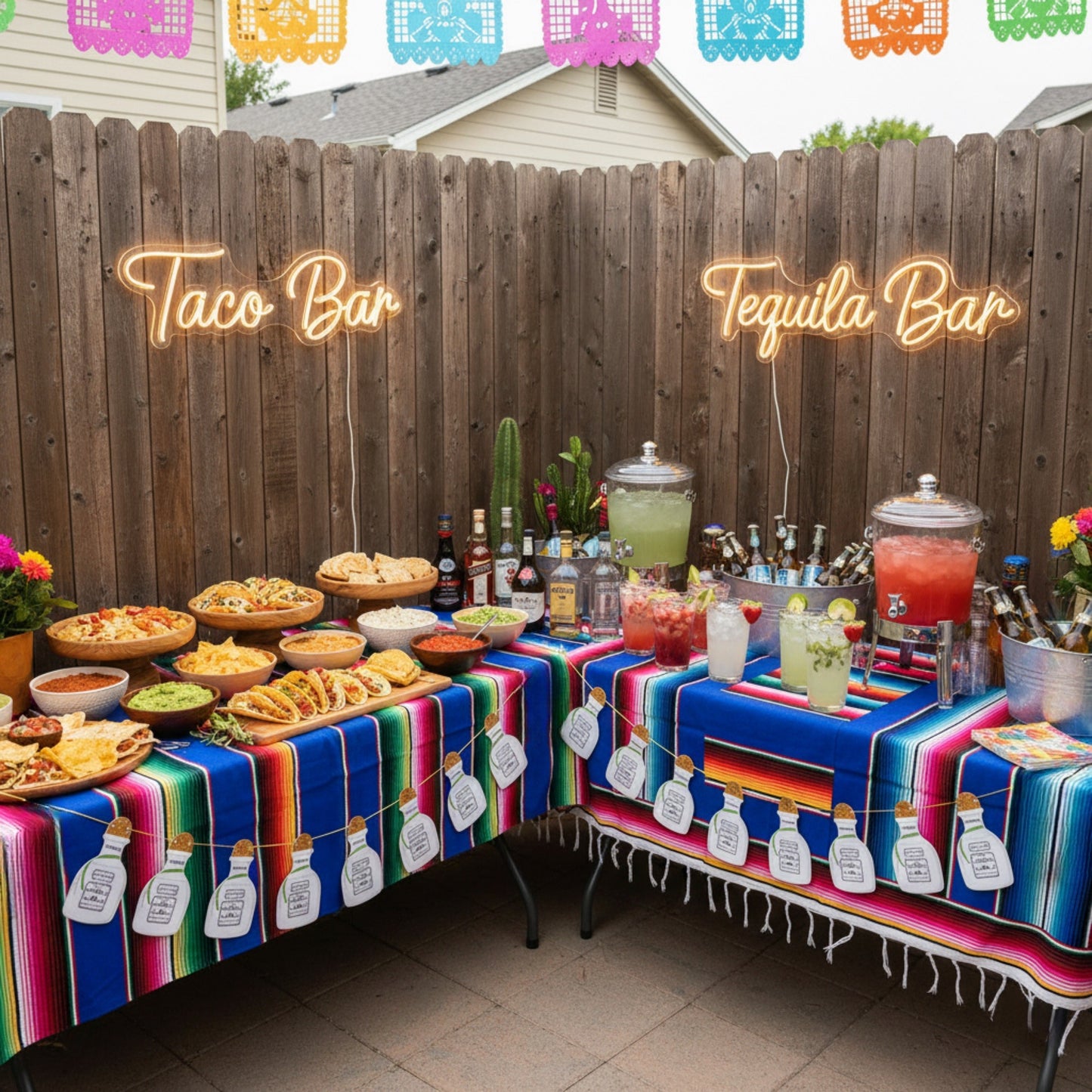 Tequila Bottle Banner