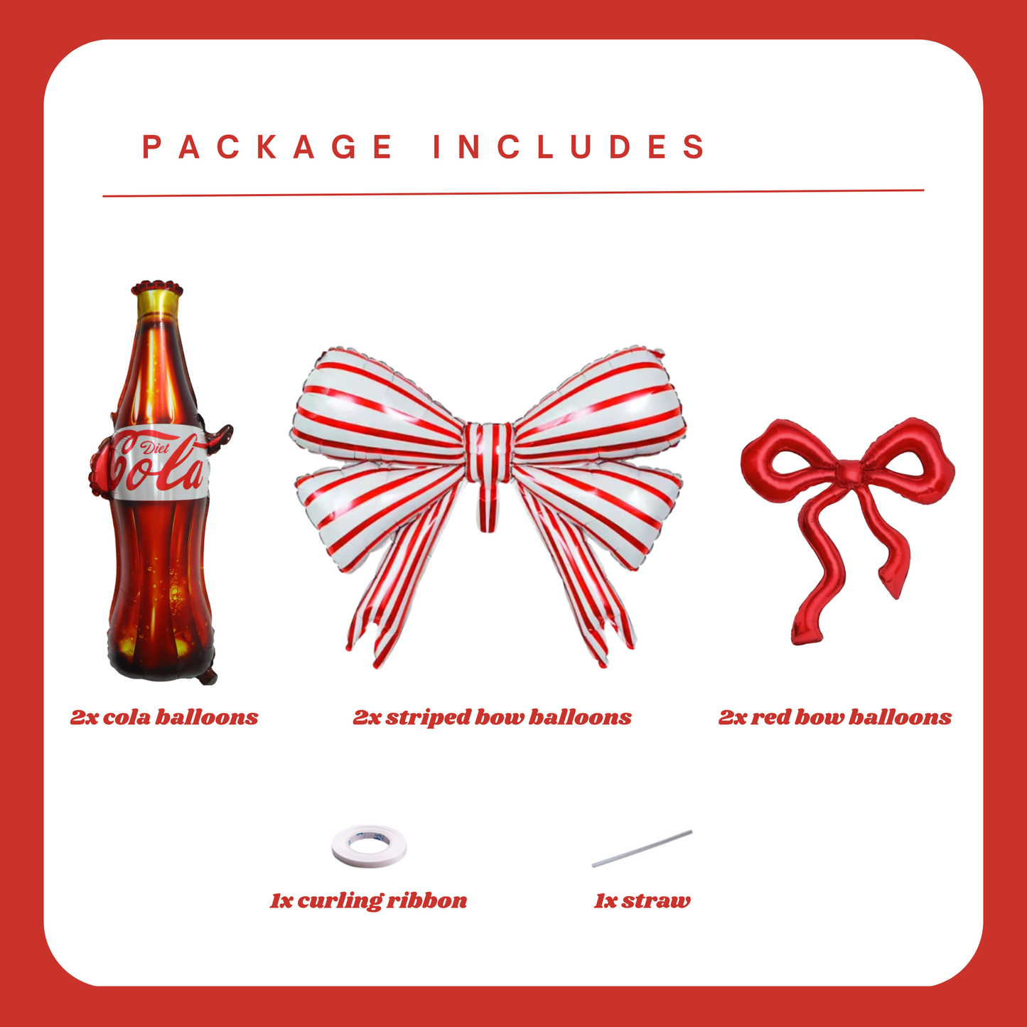 Diet Cola Balloon Set