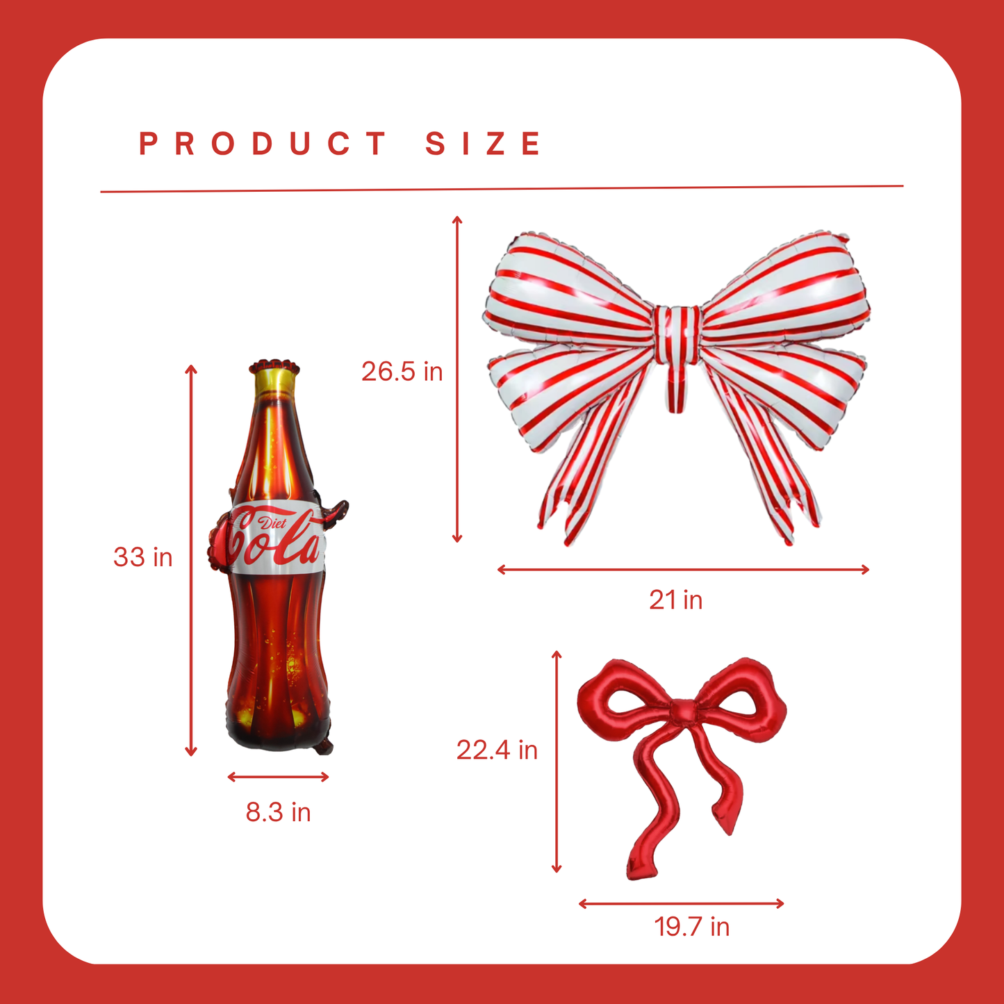 Diet Cola Balloon Set