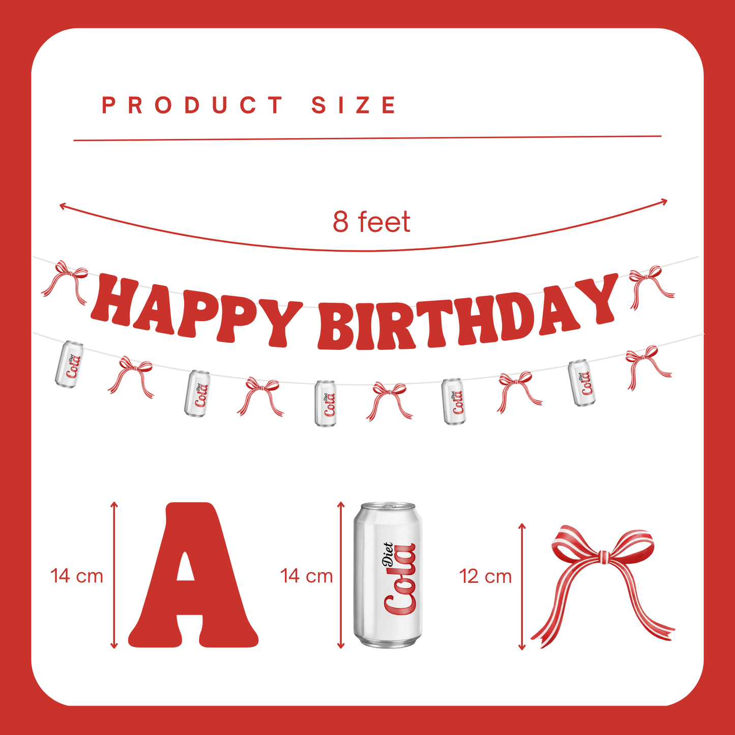 Diet Cola Birthday Set