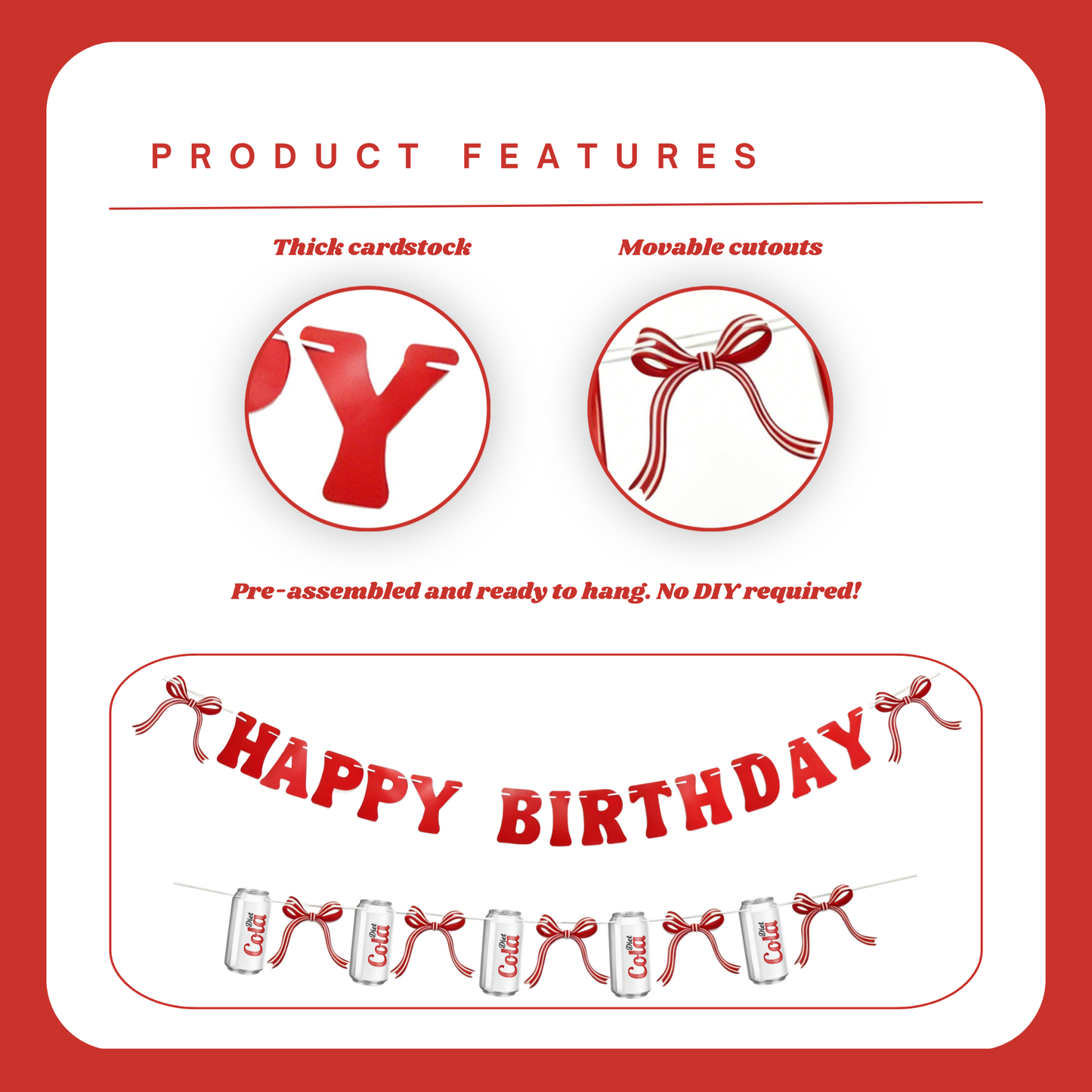 Diet Cola Birthday Set