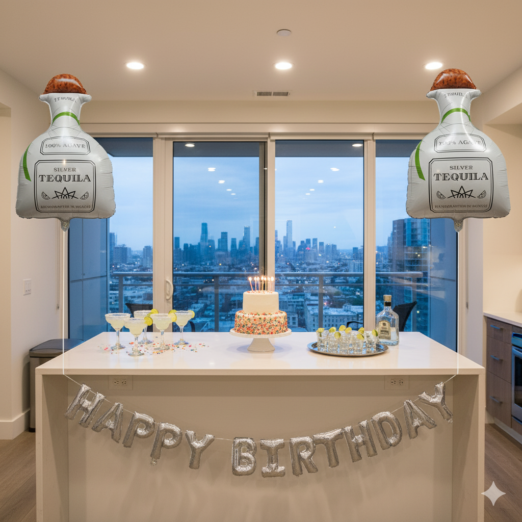 Tequila Bottle Balloon - Set of 2