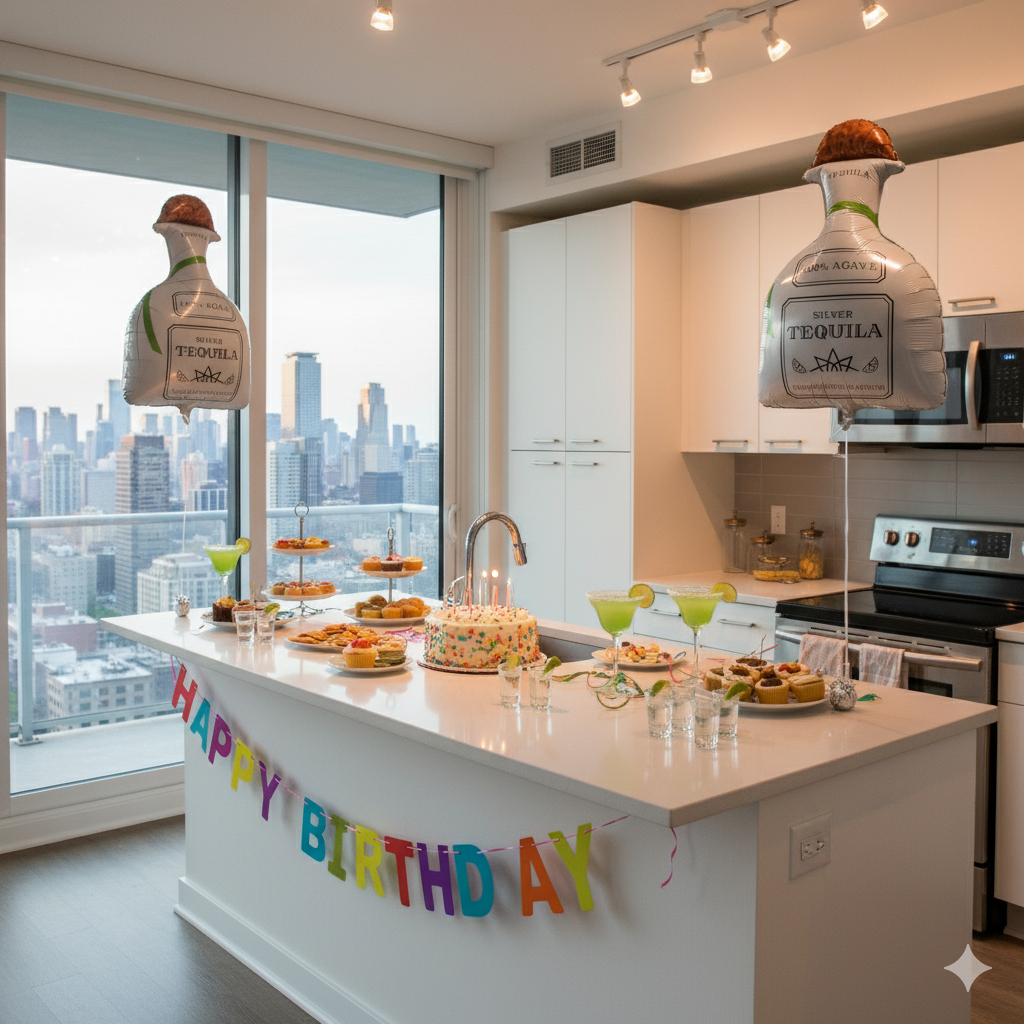 Tequila Bottle Balloon - Set of 2