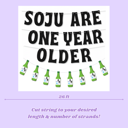 Soju Birthday Banner