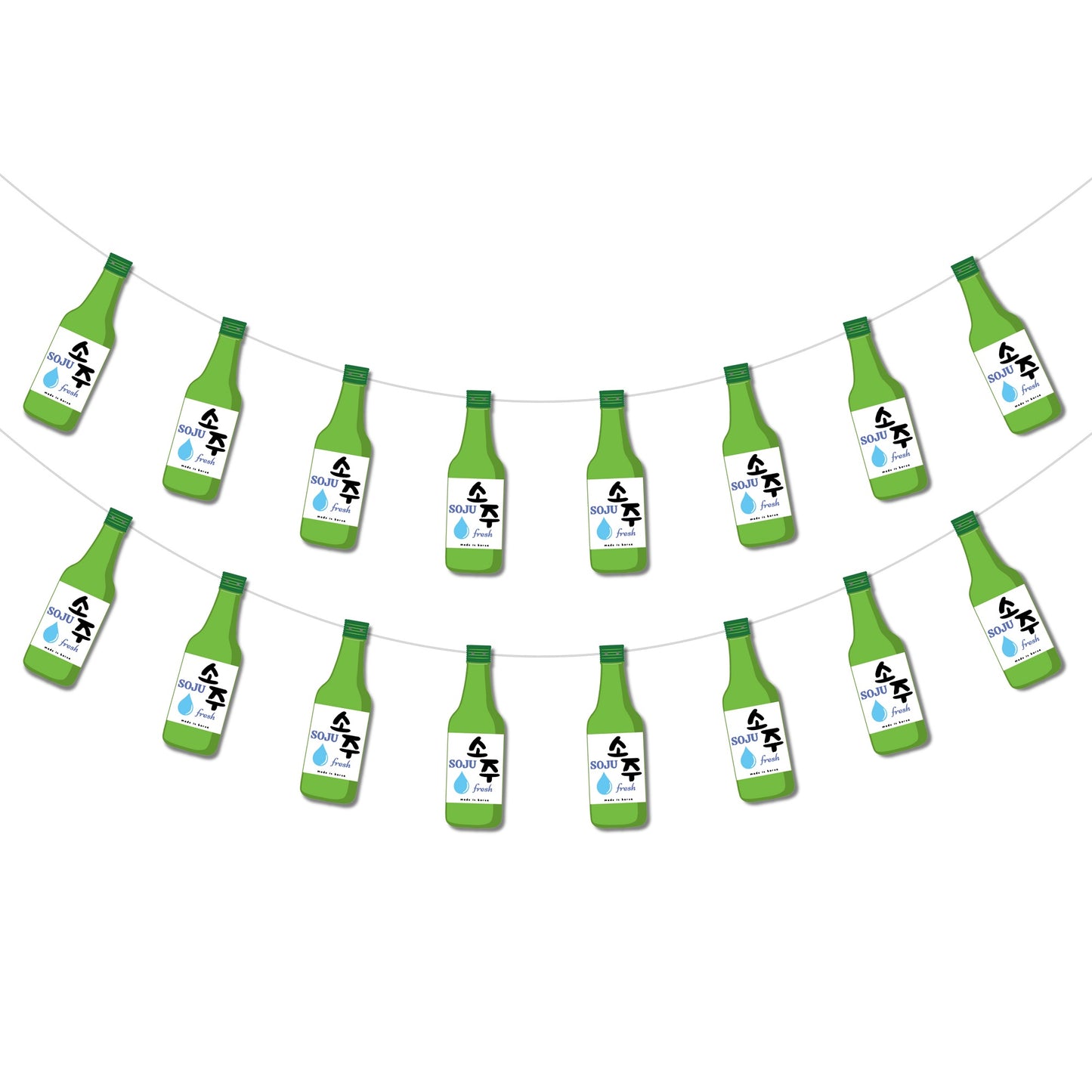 Soju Bottle Banner