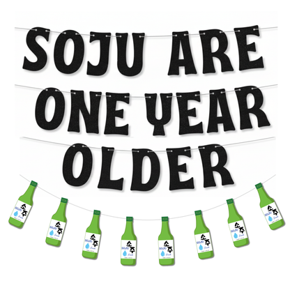 Soju Birthday Banner