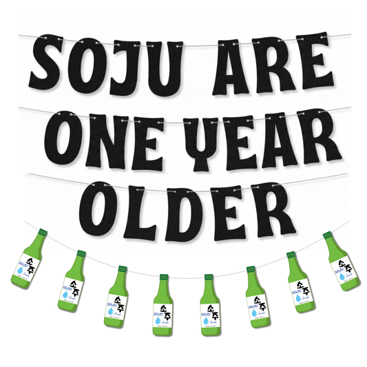 Soju Birthday Banner