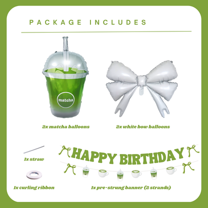 Matcha Birthday Set