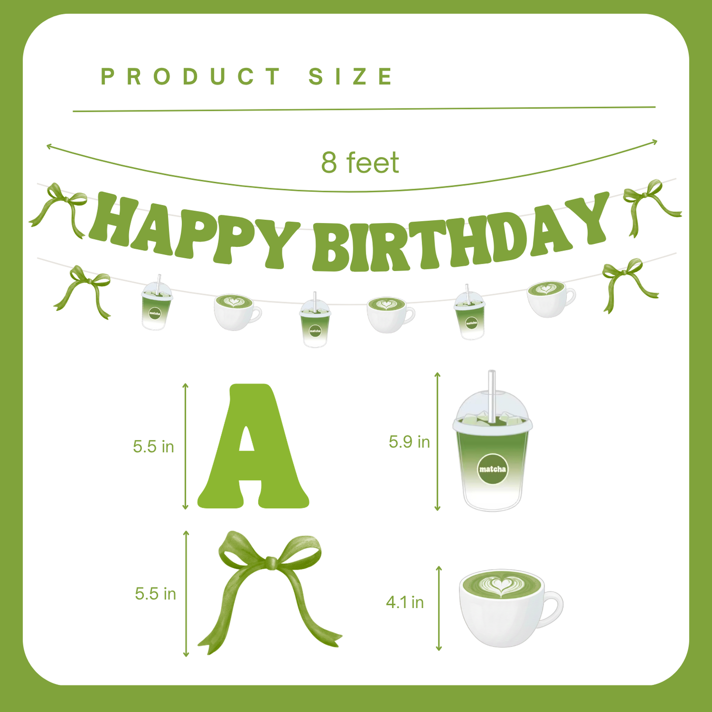 Matcha Birthday Set