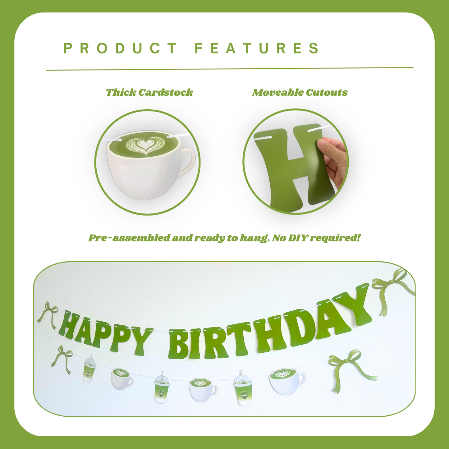 Matcha Birthday Set