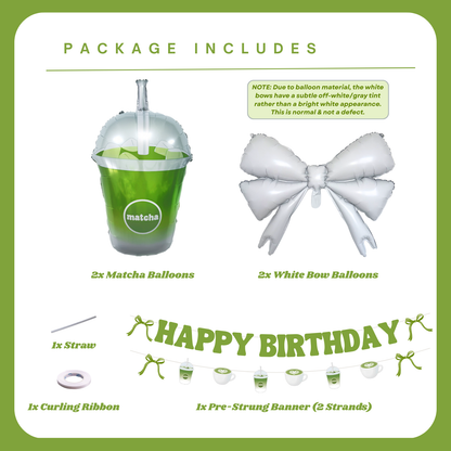 Matcha Birthday Set