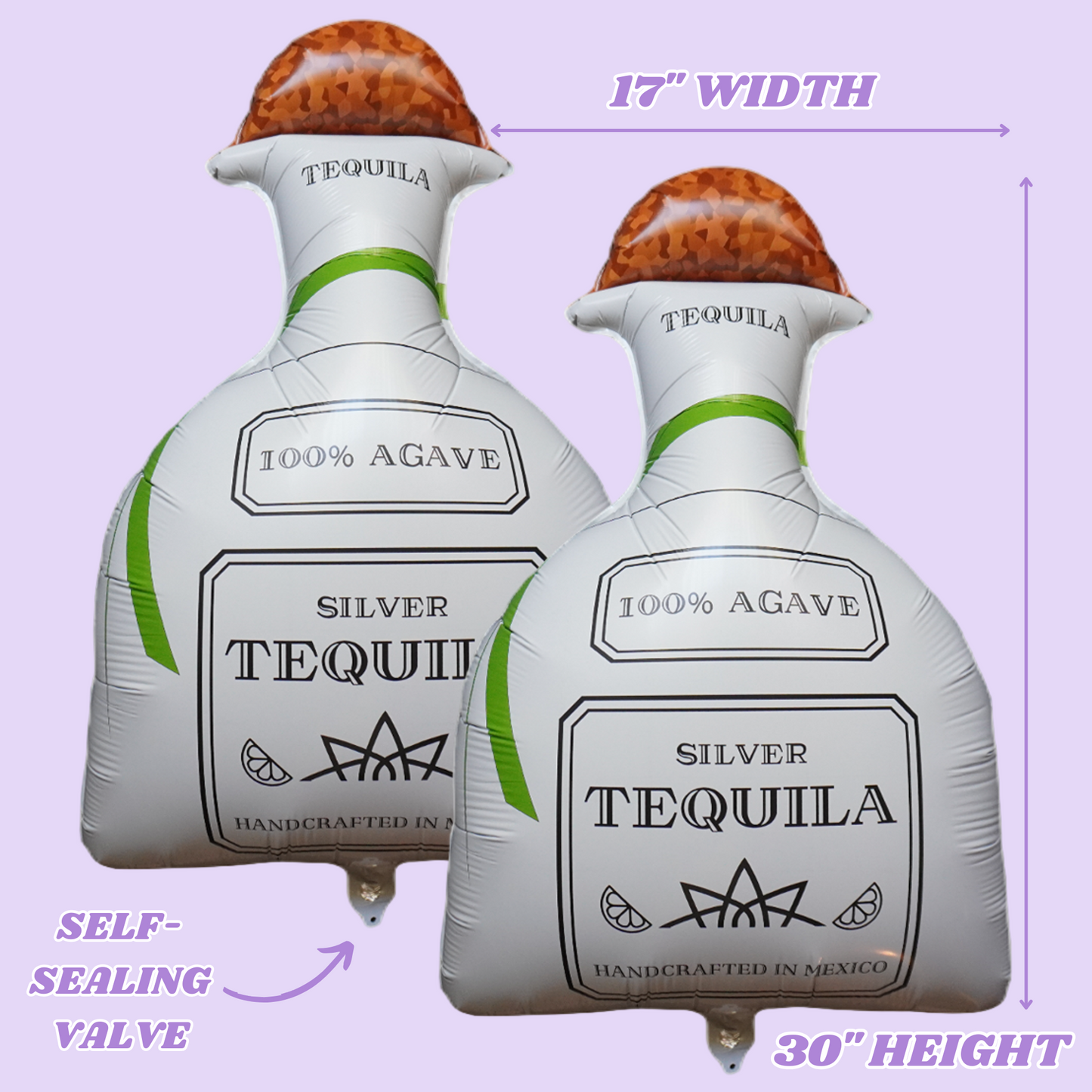 Tequila Bottle Balloon - Set of 2